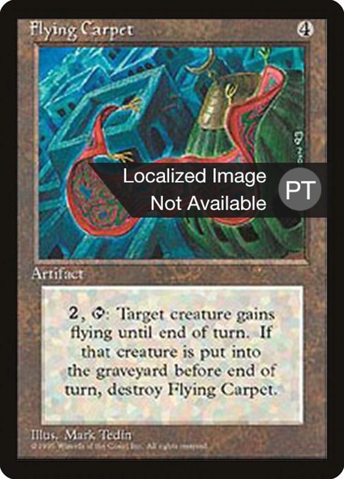 Flying Carpet [Fourth Edition (Foreign Black Border)] | Boutique FDB TCG