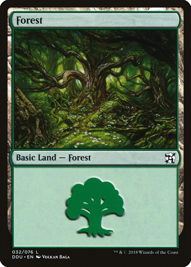Forest (32) [Duel Decks: Elves vs. Inventors] | Boutique FDB TCG