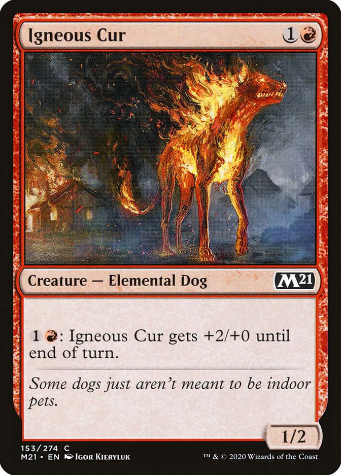 Igneous Cur [Core Set 2021] | Boutique FDB TCG