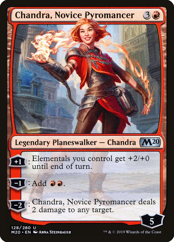 Chandra, Novice Pyromancer [Core Set 2020] | Boutique FDB TCG