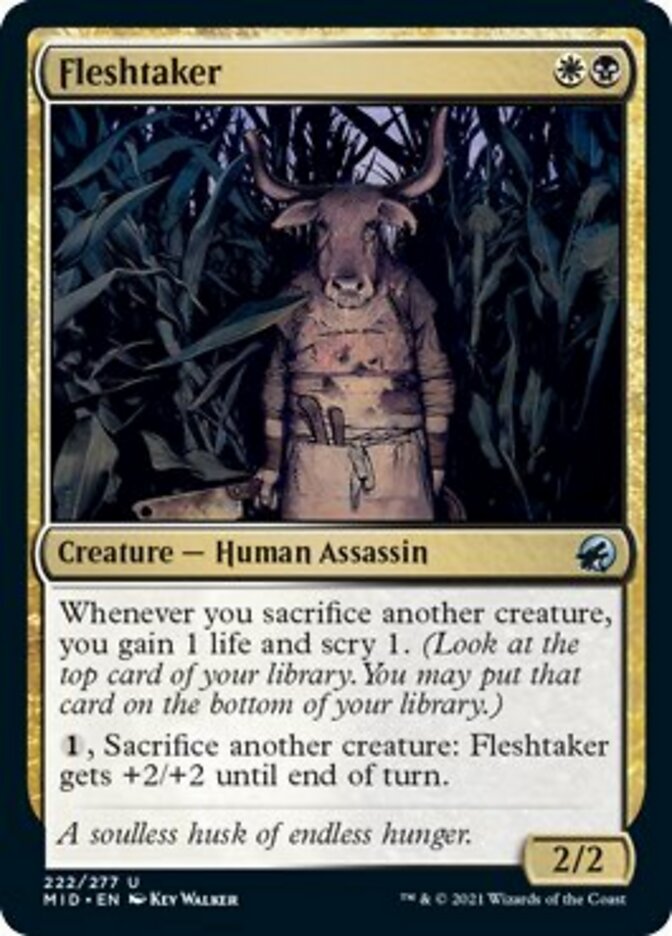 Fleshtaker [Innistrad: Midnight Hunt] | Boutique FDB TCG