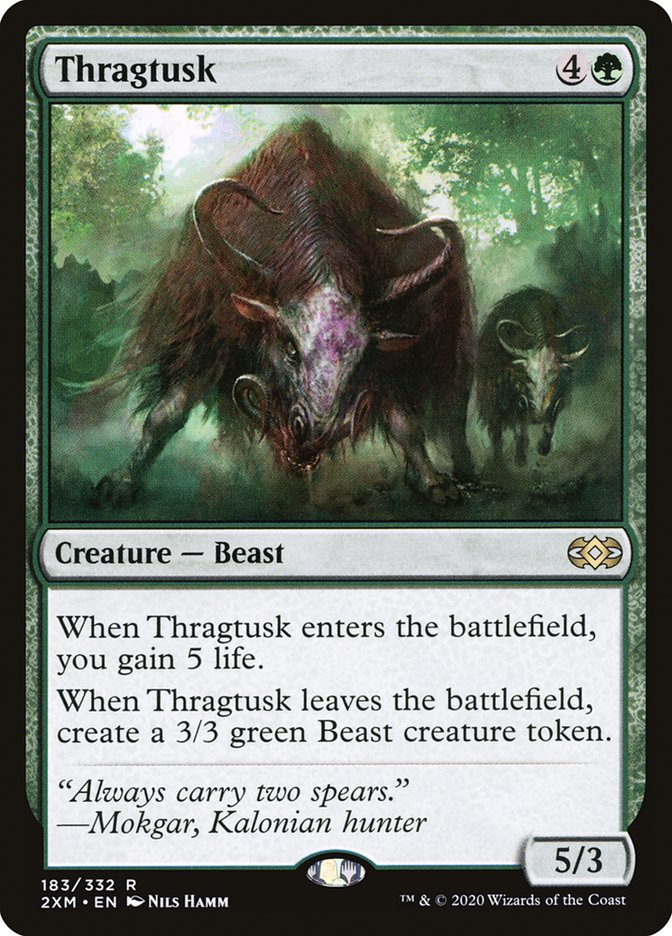 Thragtusk [Double Masters] | Boutique FDB TCG
