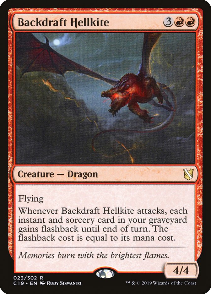 Backdraft Hellkite [Commander 2019] | Boutique FDB TCG