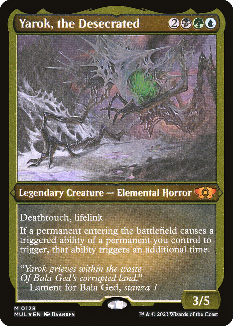 Yarok, the Desecrated (Foil Etched) [Multiverse Legends] | Boutique FDB TCG