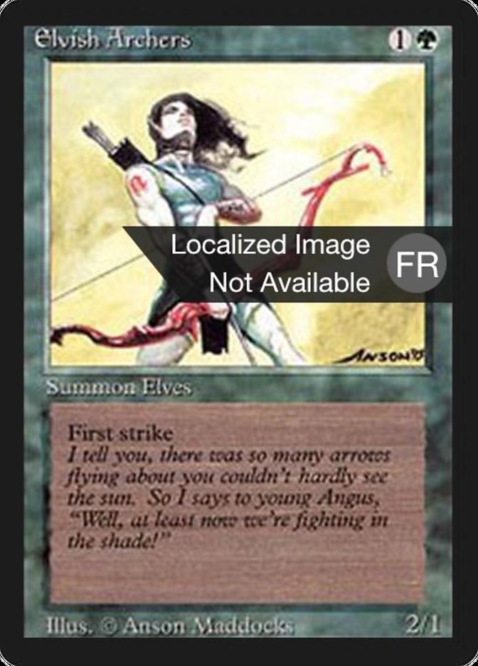 Elvish Archers [Foreign Black Border] | Boutique FDB TCG