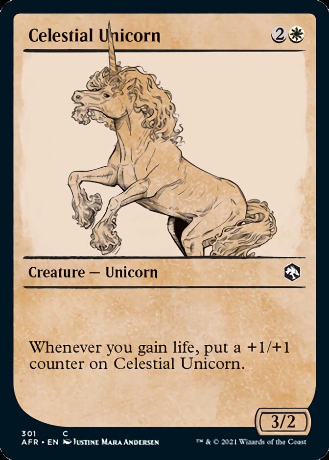 Celestial Unicorn (Showcase) [Dungeons & Dragons: Adventures in the Forgotten Realms] | Boutique FDB TCG