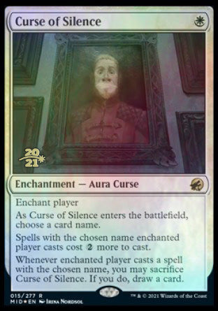 Curse of Silence [Innistrad: Midnight Hunt Prerelease Promos] | Boutique FDB TCG