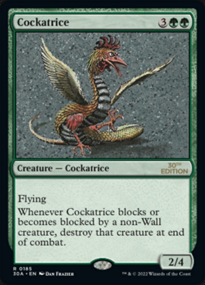 Cockatrice [30th Anniversary Edition] | Boutique FDB TCG