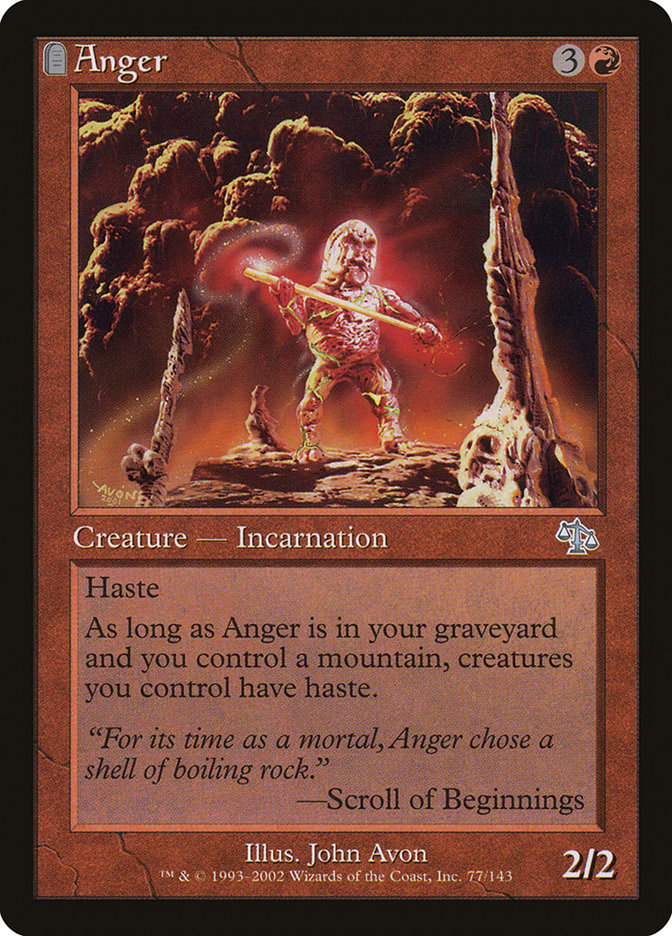 Anger [Judgment] | Boutique FDB TCG