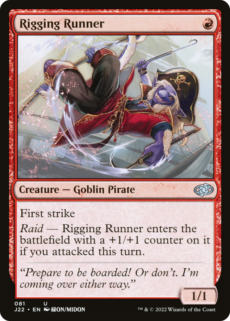 Rigging Runner [Jumpstart 2022] | Boutique FDB TCG