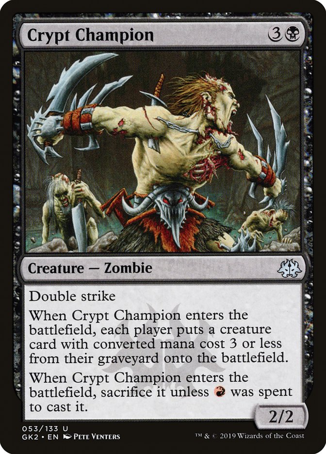 Crypt Champion [Ravnica Allegiance Guild Kit] | Boutique FDB TCG