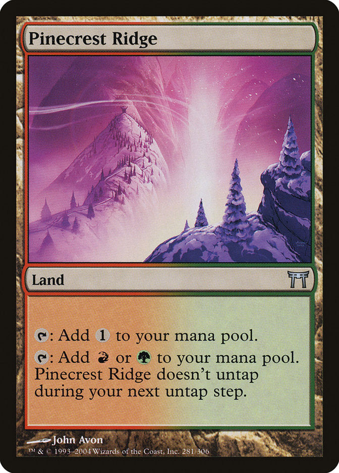 Pinecrest Ridge [Champions of Kamigawa] | Boutique FDB TCG