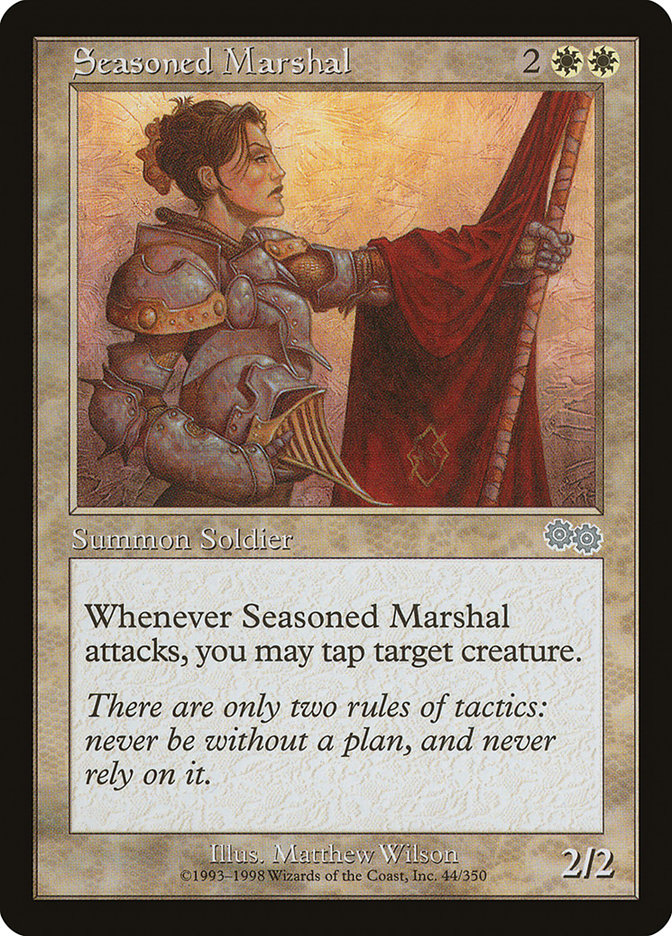 Seasoned Marshal [Urza's Saga] | Boutique FDB TCG