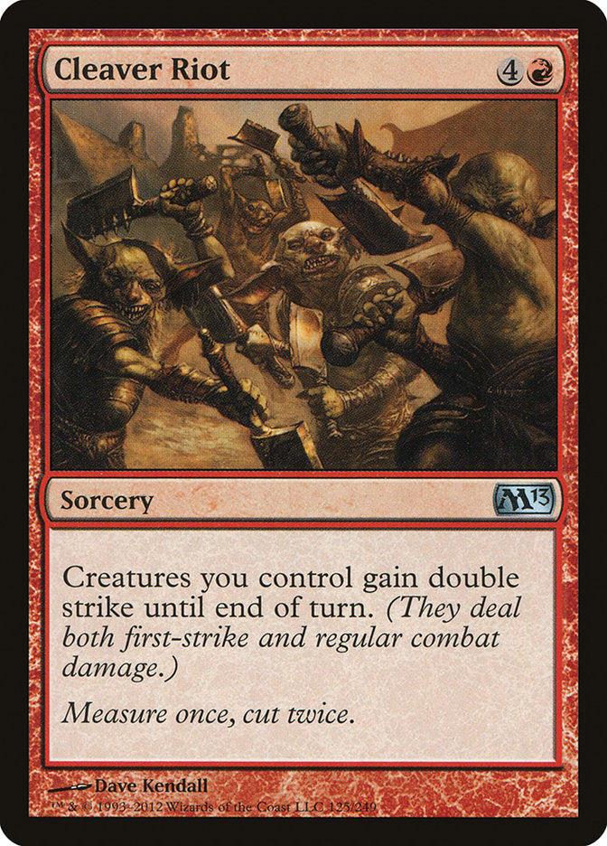 Cleaver Riot [Magic 2013] | Boutique FDB TCG