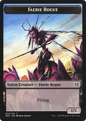 Faerie Rogue // Thopter Double-Sided Token [Zendikar Rising Commander Tokens] | Boutique FDB TCG