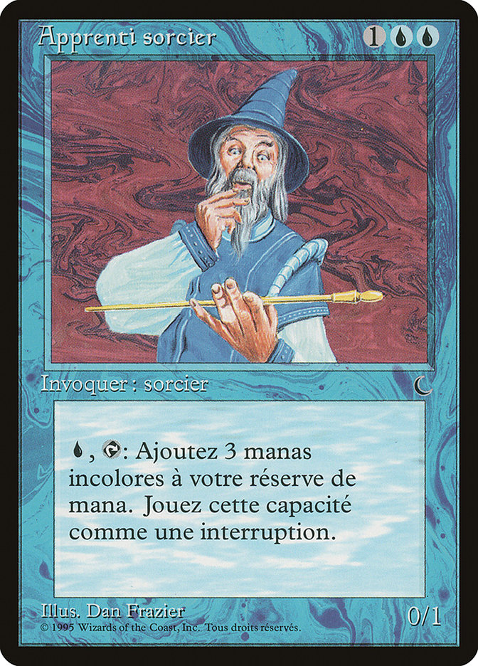 Apprentice Wizard (French) - "Apprenti sorcier" [Renaissance] | Boutique FDB TCG