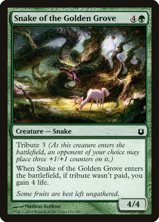 Snake of the Golden Grove [Born of the Gods] | Boutique FDB TCG