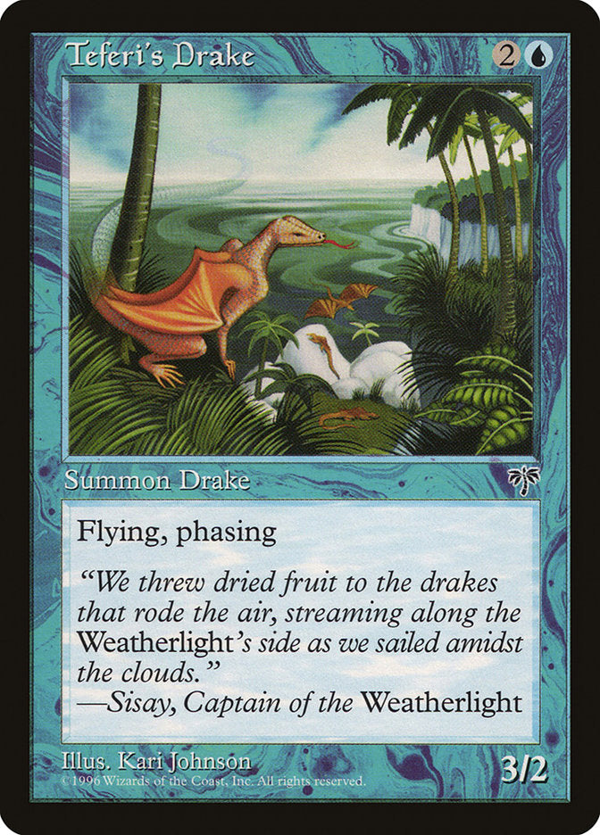 Teferi's Drake [Mirage] | Boutique FDB TCG