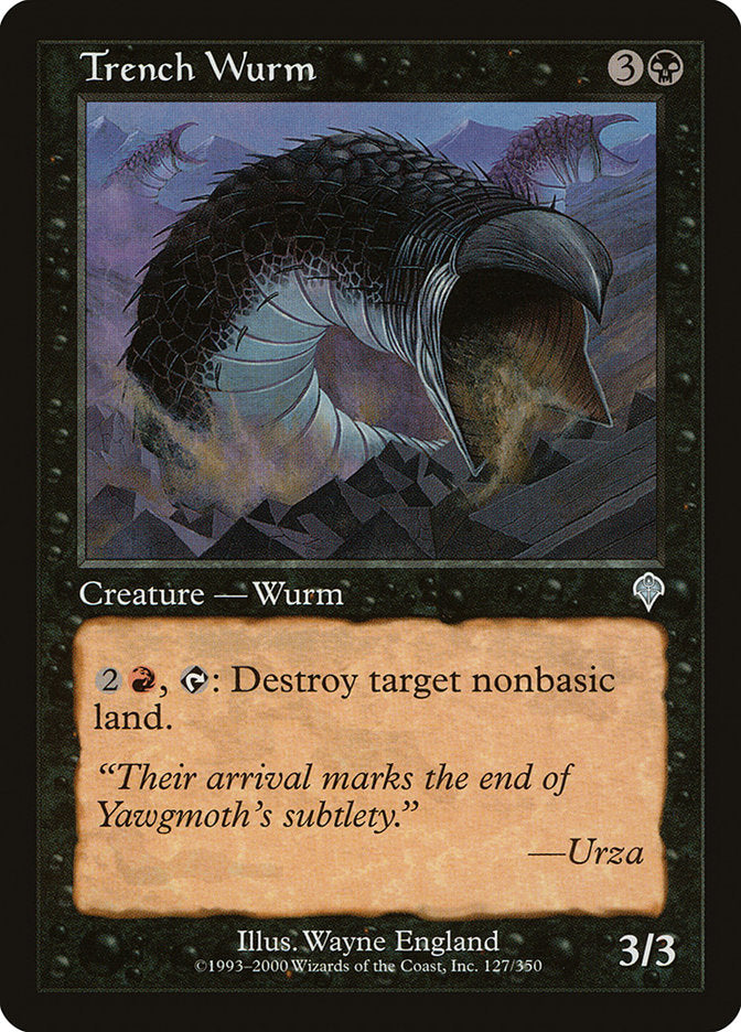 Trench Wurm [Invasion] | Boutique FDB TCG