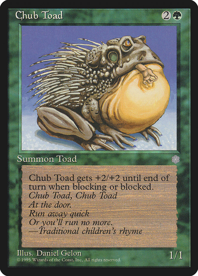 Chub Toad [Ice Age] | Boutique FDB TCG