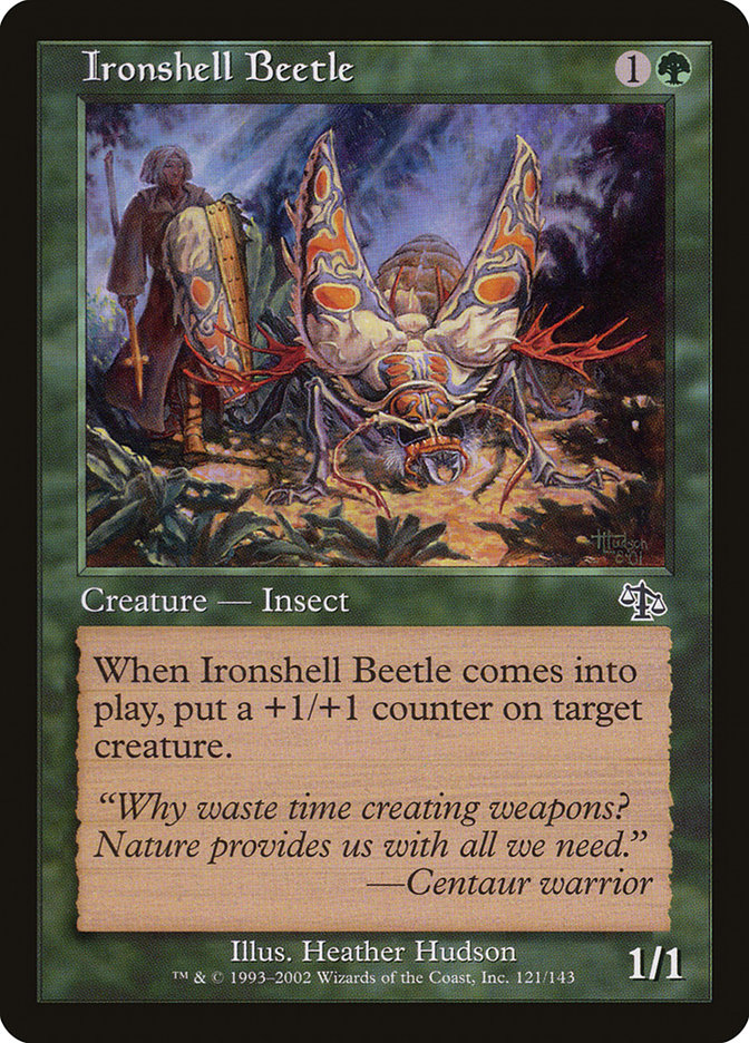 Ironshell Beetle [Judgment] | Boutique FDB TCG