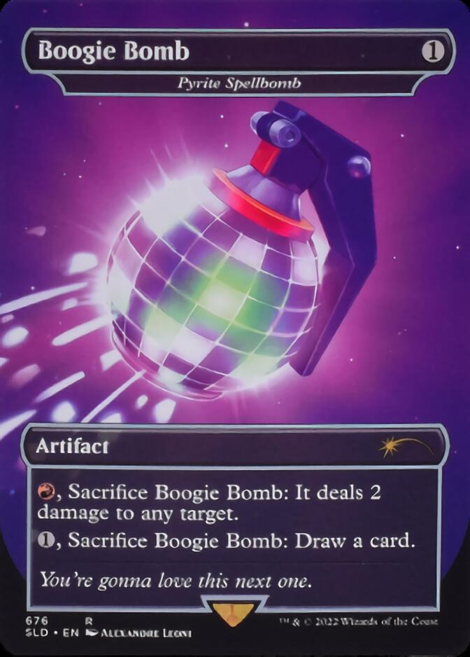 Pyrite Spellbomb - Boogie Bomb (Borderless) [Secret Lair Drop Promos] | Boutique FDB TCG