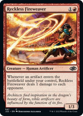 Reckless Fireweaver [Jumpstart 2022] | Boutique FDB TCG