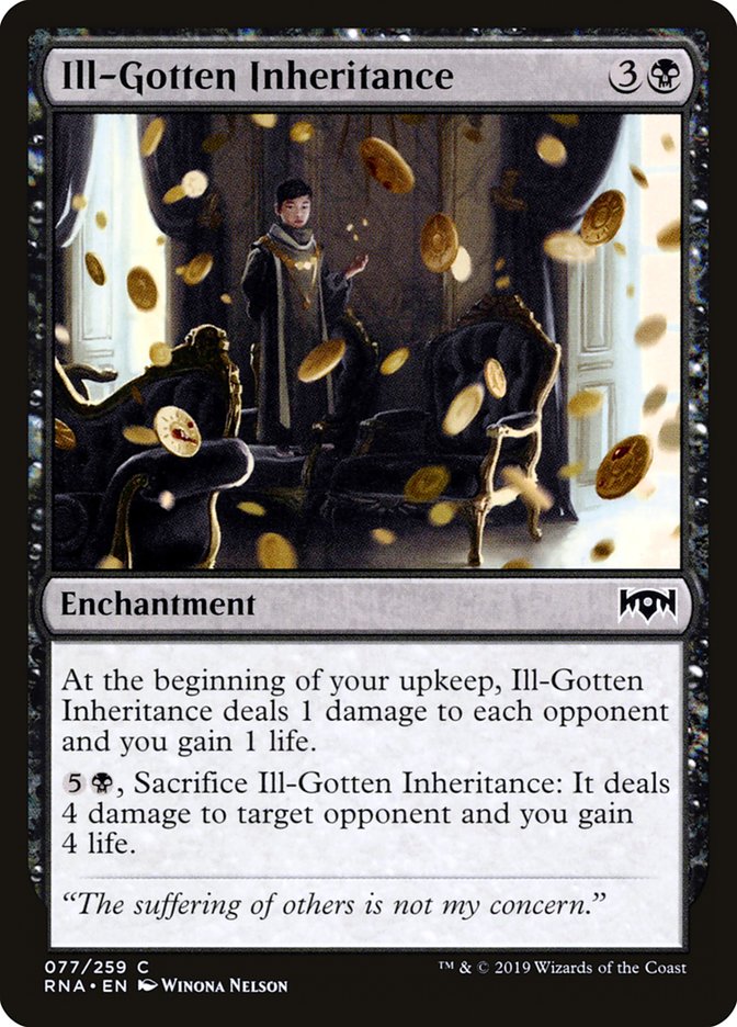 Ill-Gotten Inheritance [Ravnica Allegiance] | Boutique FDB TCG