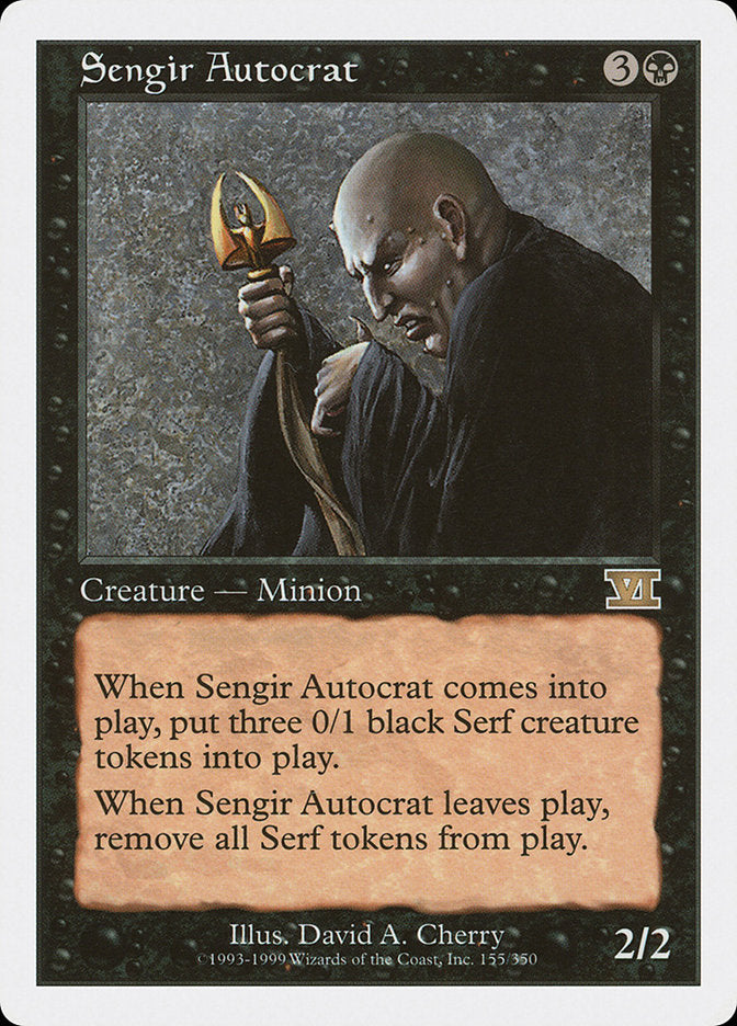 Sengir Autocrat [Classic Sixth Edition] | Boutique FDB TCG