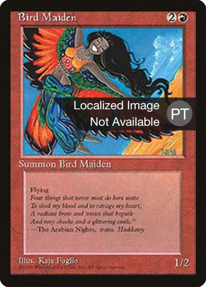 Bird Maiden [Fourth Edition (Foreign Black Border)] | Boutique FDB TCG