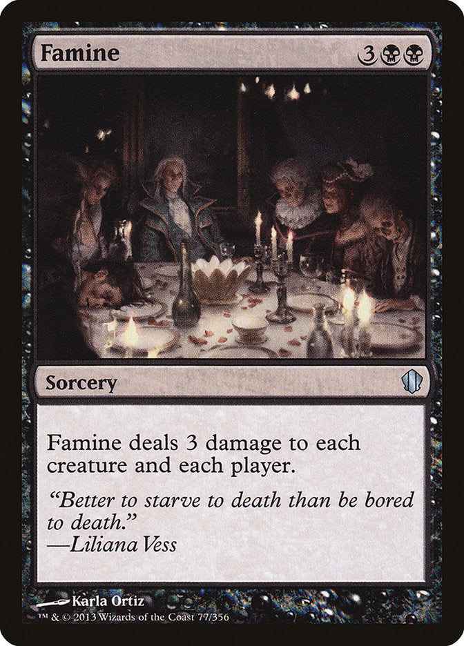 Famine [Commander 2013] | Boutique FDB TCG