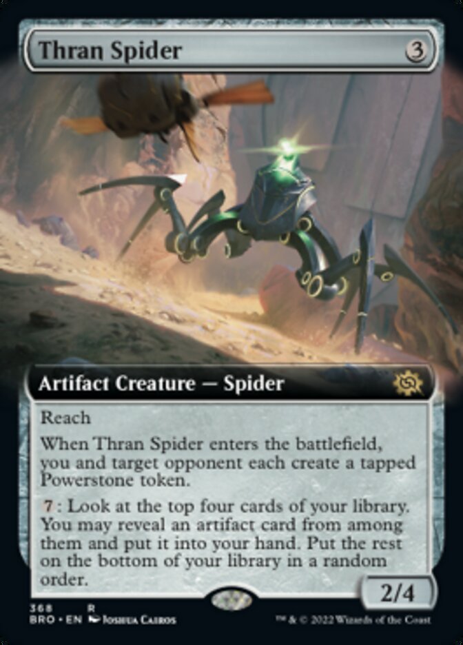 Thran Spider (Extended Art) [The Brothers' War] | Boutique FDB TCG