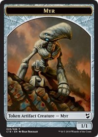 Myr (023) // Thopter (025) Double-Sided Token [Commander 2018 Tokens] | Boutique FDB TCG