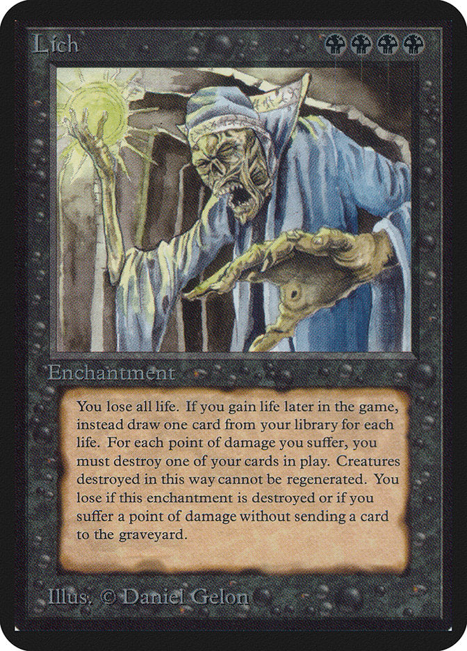 Lich [Alpha Edition] | Boutique FDB TCG