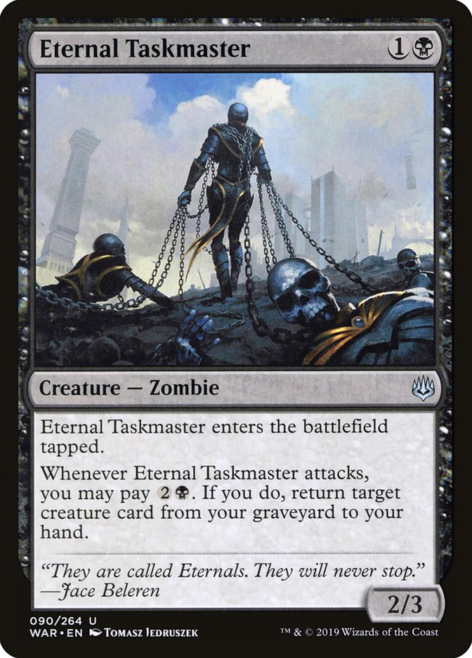 Eternal Taskmaster [War of the Spark] | Boutique FDB TCG