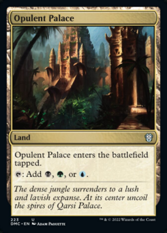 Opulent Palace [Dominaria United Commander] | Boutique FDB TCG