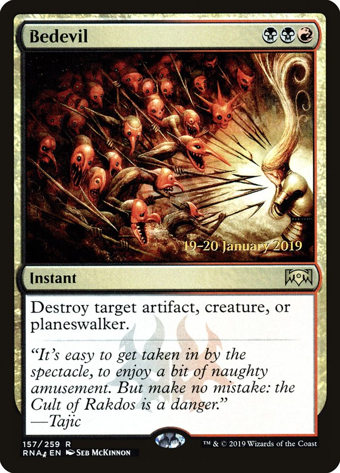 Bedevil [Ravnica Allegiance Prerelease Promos] | Boutique FDB TCG