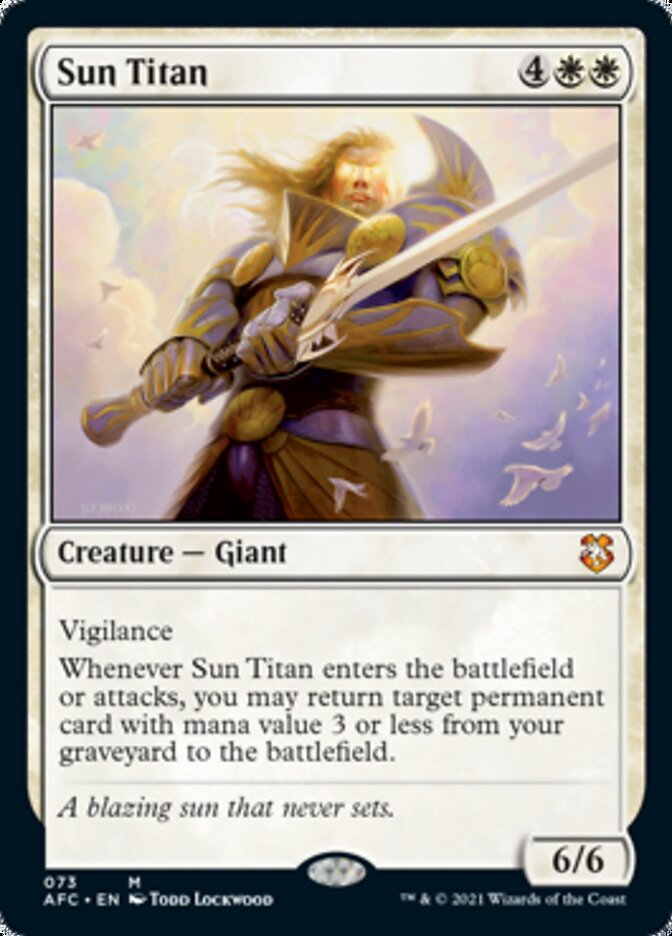 Sun Titan [Dungeons & Dragons: Adventures in the Forgotten Realms Commander] | Boutique FDB TCG