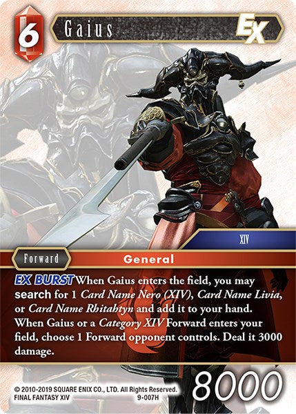 Gaius EX [Opus IX] | Boutique FDB TCG