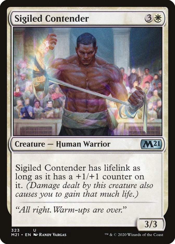 Sigiled Contender [Core Set 2021] | Boutique FDB TCG