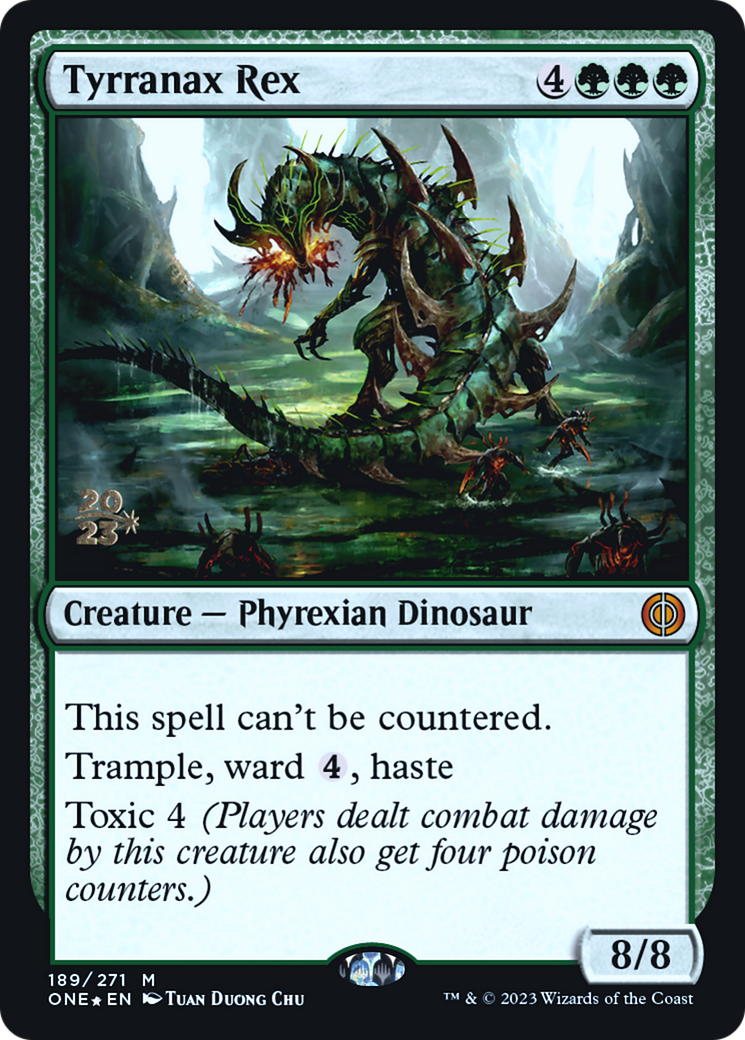 Tyrranax Rex [Phyrexia: All Will Be One Prerelease Promos] | Boutique FDB TCG