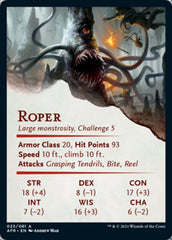 Roper Art Card [Dungeons & Dragons: Adventures in the Forgotten Realms Art Series] | Boutique FDB TCG