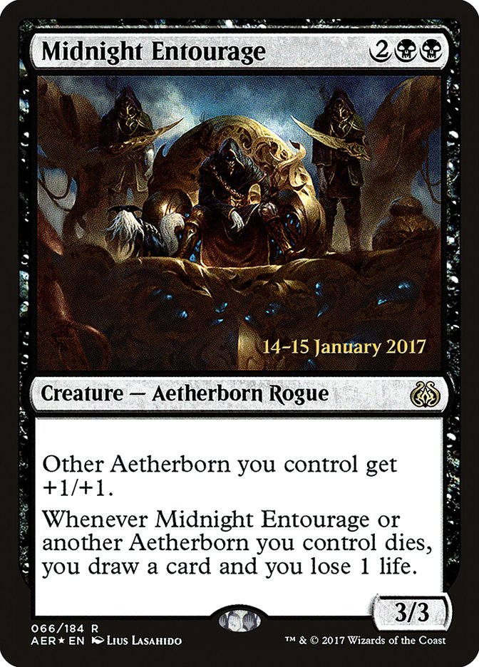 Midnight Entourage [Aether Revolt Prerelease Promos] | Boutique FDB TCG