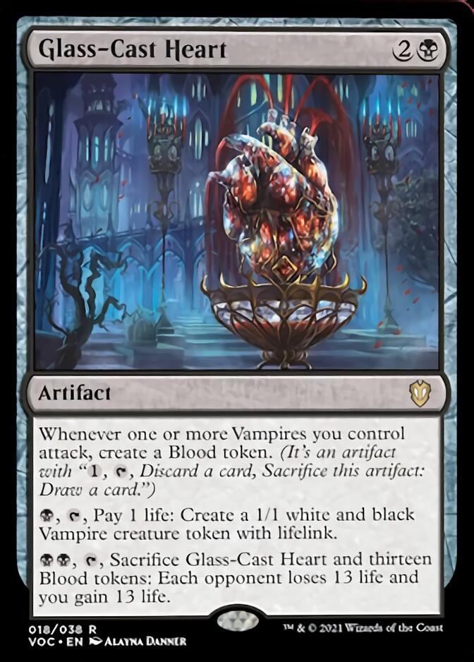 Glass-Cast Heart [Innistrad: Crimson Vow Commander] | Boutique FDB TCG