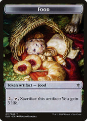 Faerie // Food (17) Double-Sided Token [Throne of Eldraine Tokens] | Boutique FDB TCG