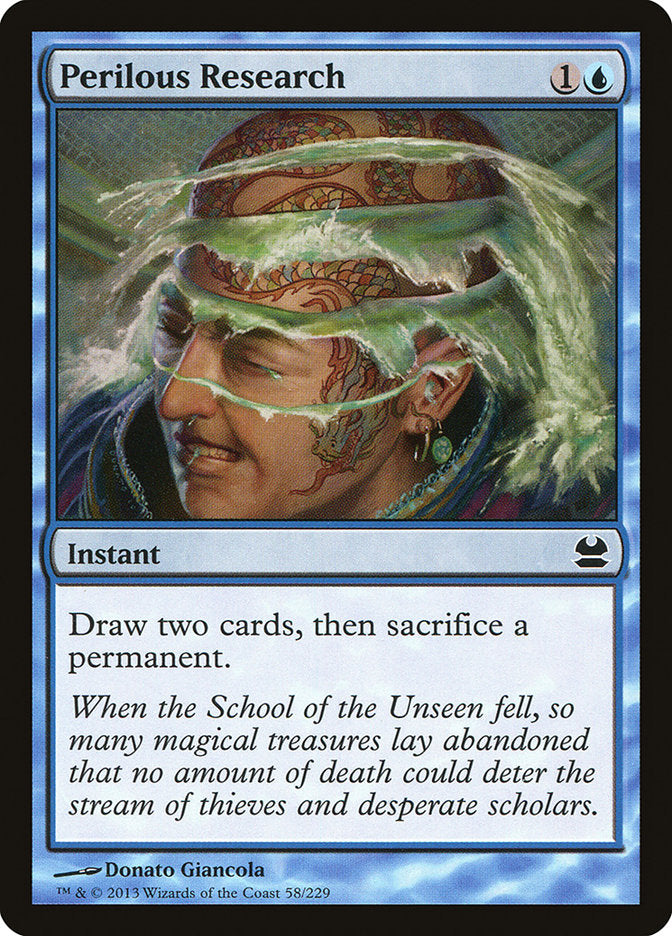 Perilous Research [Modern Masters] | Boutique FDB TCG
