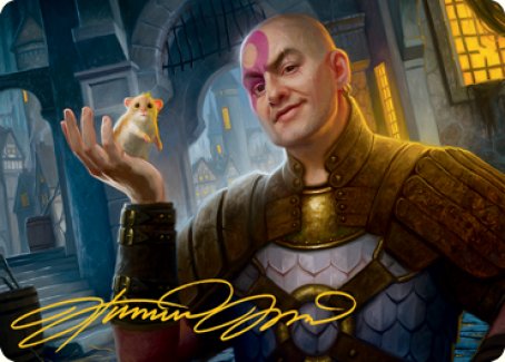 Minsc, Beloved Ranger Art Card (Gold-Stamped Signature) [Dungeons & Dragons: Adventures in the Forgotten Realms Art Series] | Boutique FDB TCG
