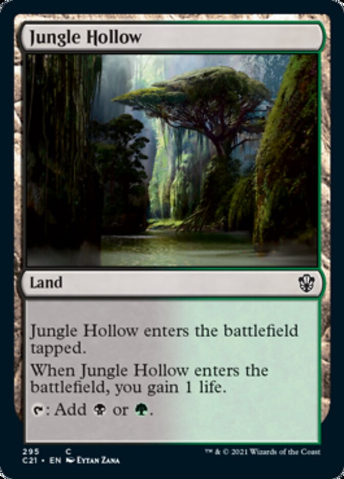 Jungle Hollow [Commander 2021] | Boutique FDB TCG