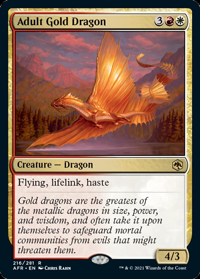 Adult Gold Dragon [Dungeons & Dragons: Adventures in the Forgotten Realms] | Boutique FDB TCG