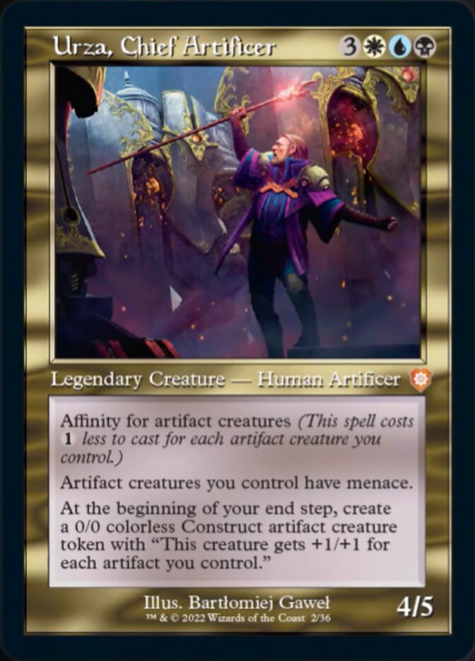 Urza, Chief Artificer (002) (Retro) [The Brothers' War Commander] | Boutique FDB TCG